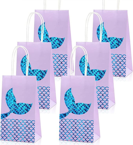 Mermaid Party Bags - Gift and Goodie Bags - Glitter Sparkling Design - Item #6129 (300 pcs)