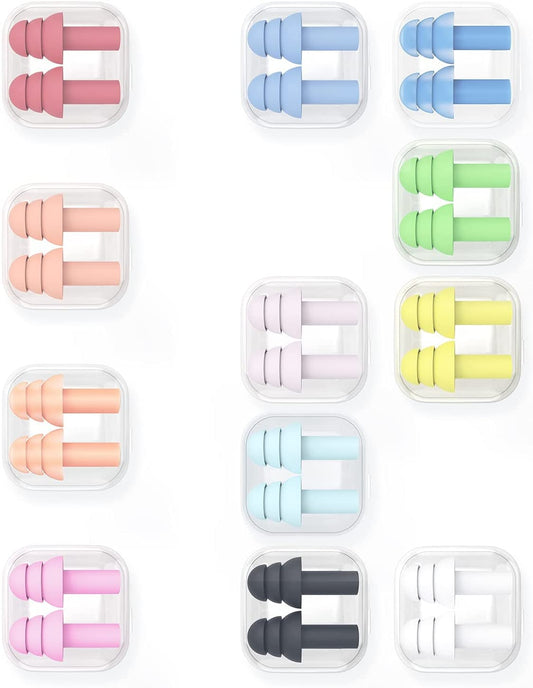 Soft Silicone Noise Canceling Air Plugs (240 pcs)