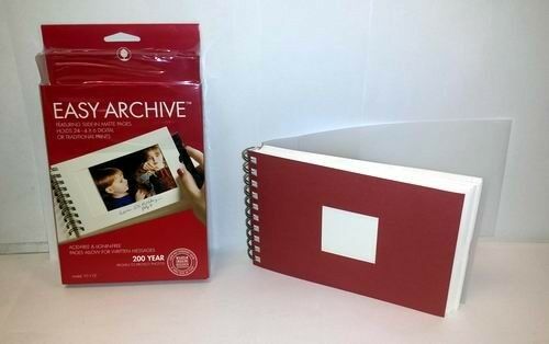 200 Year Easy Archive Photo Album - Holds 24 Prints (24 pcs)