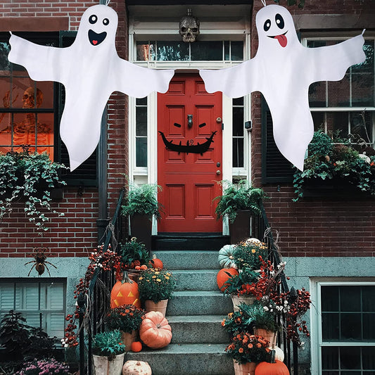 Halloween 2-pack Ghost Hanging Decorations - Indoor/Outdoor - Only $4.00/Pack (24 pcs)
