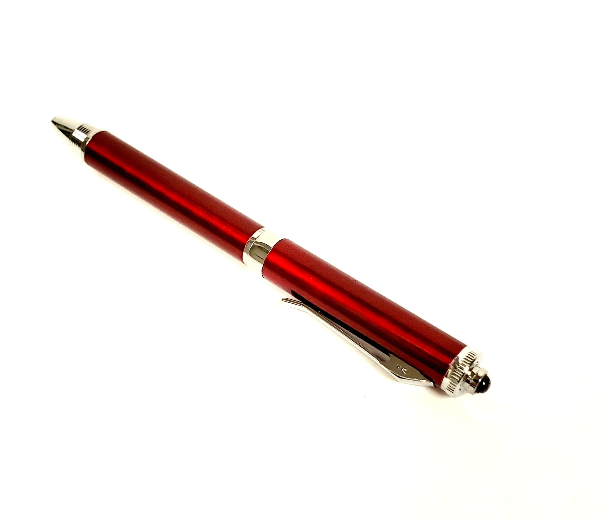 Intelligent Triple Function Light-Up LED Pens W/ Stylus – Red (200 pcs)