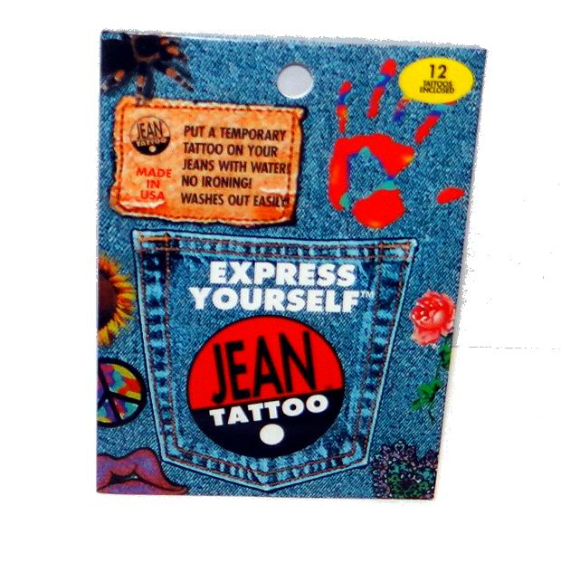 TEMPORARY JEAN TATTOOS (125 pcs)
