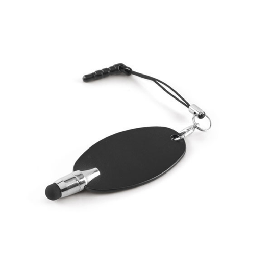 Oval Touch Screen Stylus & Anti-Dust Plug For Cell Phones, iPads & Tablets - Black (200 pcs)