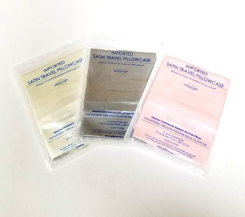 Travel Size Satin Pillow Cover – Assorted Colors (30 pcs)