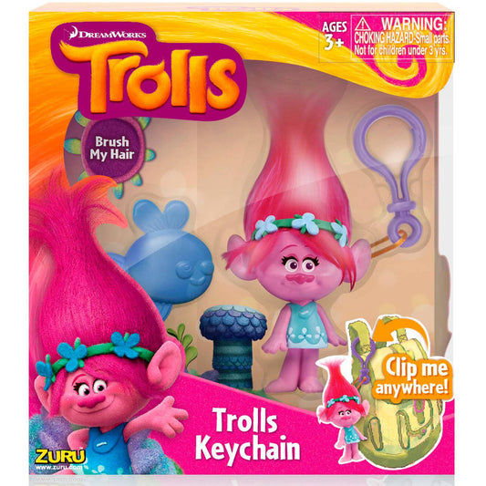 Dreamworks - Trolls Medium Key Chain Toy, Princess Poppy (24 pcs)
